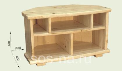 Тумба ТВ Скандинавия угловая